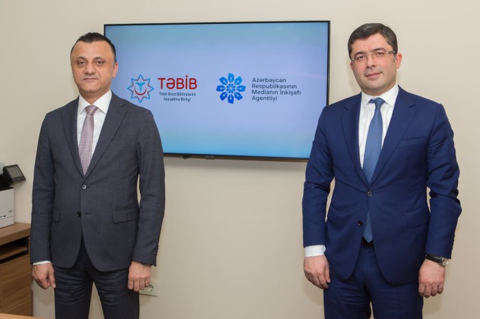 Əhməd İsmayılov Vüqar Qurbanovla görüşdü - FOTOLAR