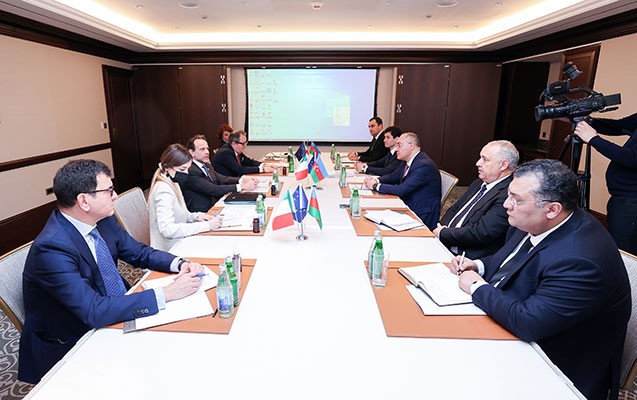 Səfər Mehdiyev italiyalı həmkarı ilə görüşdü - FOTO