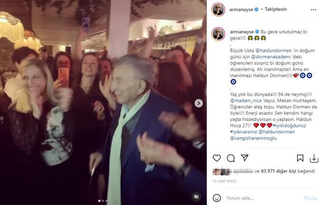 94 yaşlı aktyorun gənclərlə rəqsi diqqət çəkdi  - VİDEO