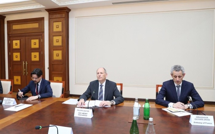 Samir Nuriyev Fransanın aparıcı şirkətlərinin nümayəndələri ilə görüşüb - FOTO