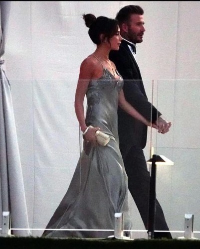 Devid Bekhemin oğlu məşhur aktrisa ilə evləndi - FOTOLAR