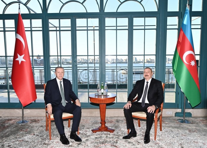 İlham Əliyevlə Ərdoğanın görüşü olub 