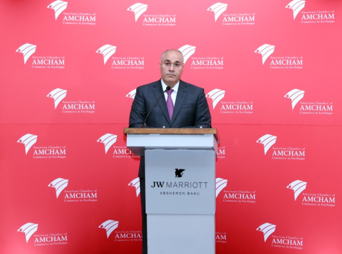 Gömrük Komitəsinin rəhbərliyi ilə “AmCham” üzvləri arasında görüş keçirilib - FOTO