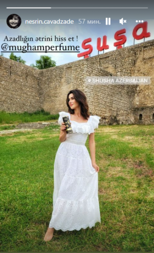 Nəsrin Cavadzadə Şuşada - FOTOLAR