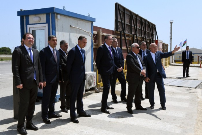 Baş nazir Ələt Azad İqtisadi Zonasında görülən işlərlə tanış olub - FOTO