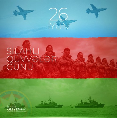 Prezident Silahlı Qüvvələr Günü münasibətilə paylaşım etdi
