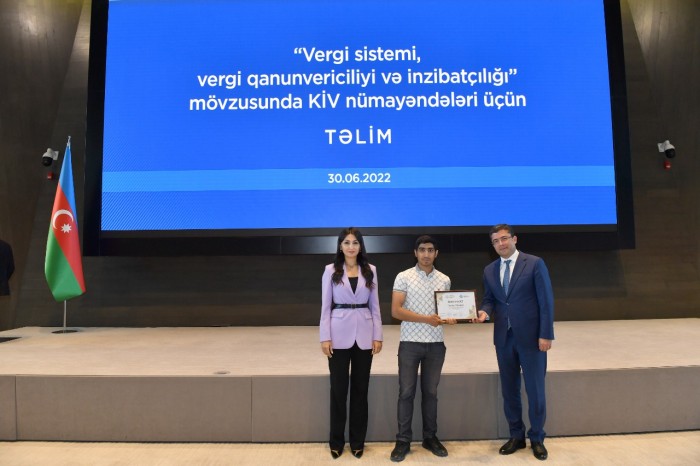 Jurnalistlər üçün vergi sistemi mövzusunda təlim keçirildi - FOTOLAR