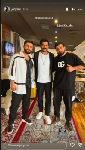 Jony və Burak Özçivit Bakıda bir arada - FOTO