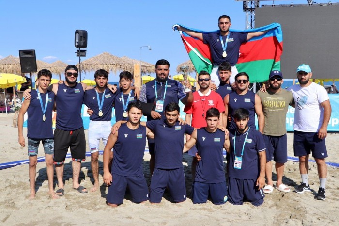 Çimərlik güləşi üzrə komandamız Avropa çempionu OLDU - FOTO