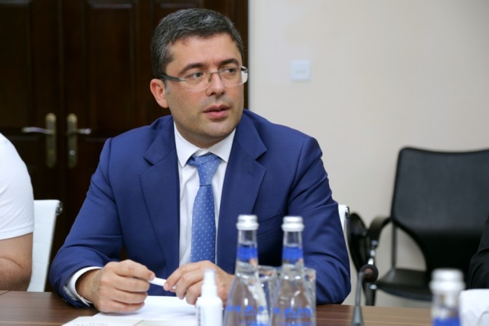 Əhməd İsmayılov Beynəlxalq Media Forumunun iştirakçıları ilə görüşdü - FOTOLAR