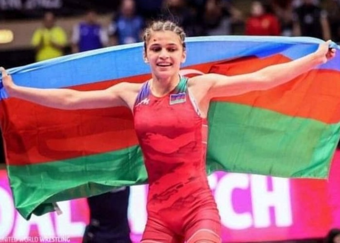 Qadın güləşçimiz dünya çempionu oldu 