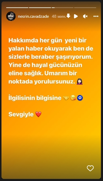 Nəsrin Cavadzadə keçmiş nişanlısı ilə barışıb? - FOTO