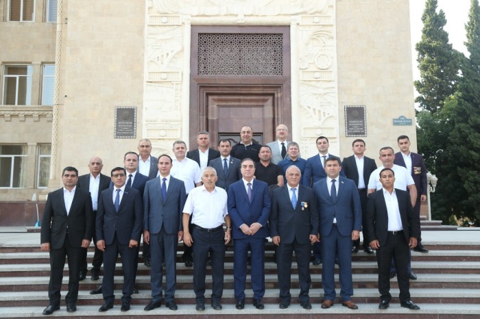 Gəncədə əməkdar məşqçi Əli Hacıyevin 60 illik yubileyi qeyd edilib - FOTO