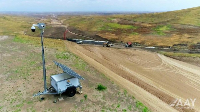 Füzuli-Ağdam avtomobil yolu sürətlə inşa edilir - FOTOLAR