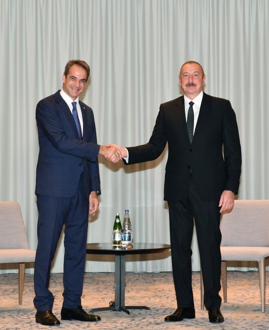 Prezident Sofiyada Yunanıstanın Baş naziri ilə görüşdü - FOTO