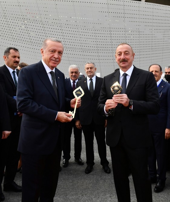 İlham Əliyev və Ərdoğan Zəngilan aeroportunun açılışında - FOTOLAR (YENİLƏNİB)