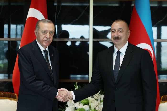 Azərbaycan və Türkiyə liderlərinin təkbətək görüşü olub - FOTO