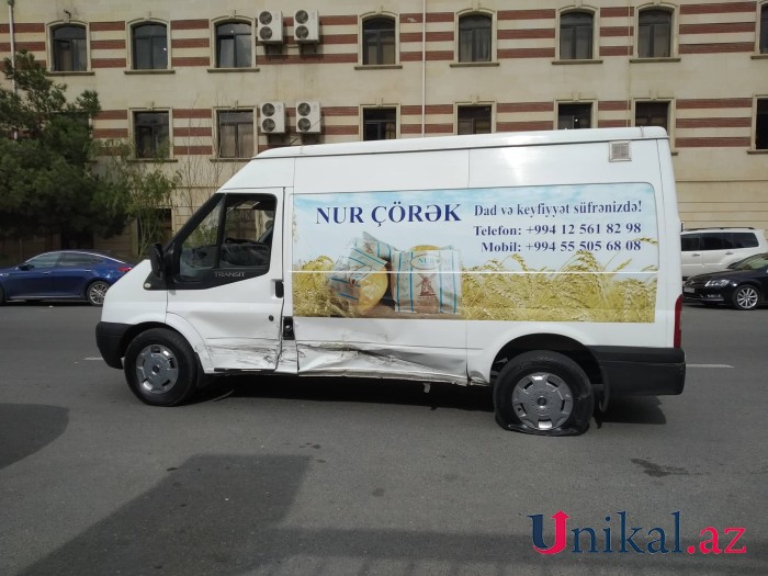 Bakıda zəncirvari qəza oldu - FOTOLAR