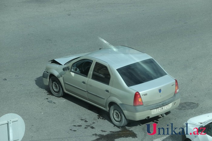 Bakıda zəncirvari qəza oldu - FOTOLAR
