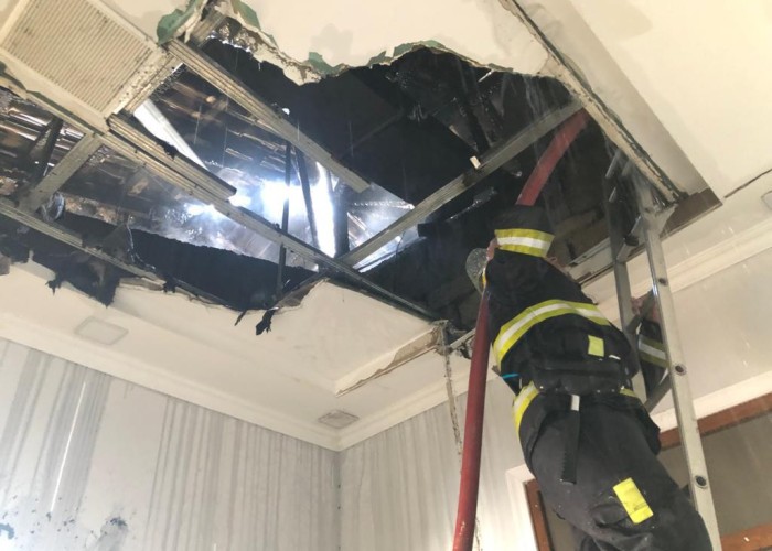Masazırda restoranda baş verən yanğın söndürülüb - YENİLƏNİB (FOTO)