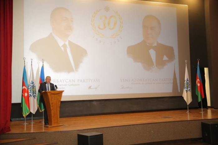 Xəzər rayonunda YAP-ın 30 illiyinə həsr olunmuş tədbir keçirilib - FOTOLAR