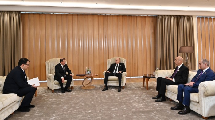 İlham Əliyev Aktam Xaitovu qəbul edib 