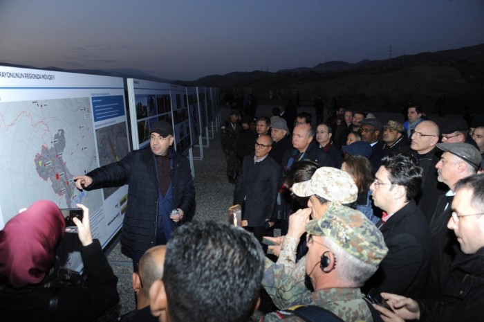 Diplomatlar və hərbi attaşelər Zəngilan və Qubadlıya səfər ediblər - FOTOLAR