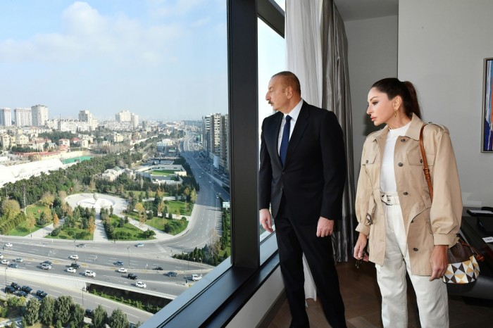Prezident və Birinci xanım açılışa qatıldı - YENİLƏNİB (FOTOLAR)