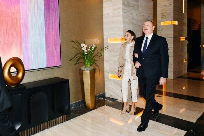 Prezident və Birinci xanım açılışa qatıldı - YENİLƏNİB (FOTOLAR)