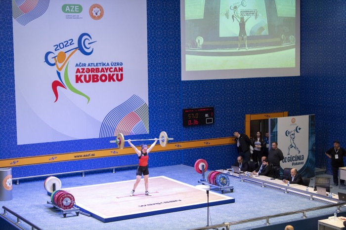 Azərbaycan ağır atletikası tarixində yeni rekord qeydə alındı - FOTOLAR
