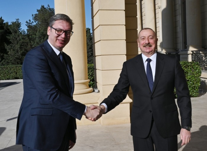 İlham Əliyevin Aleksandar Vuçiç ilə təkbətək görüşü olub 
