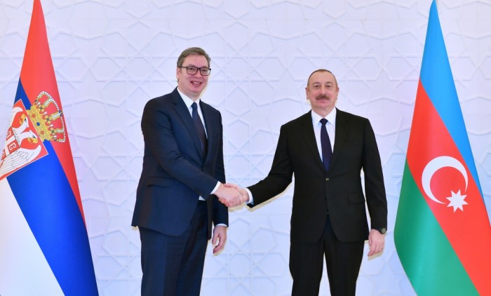 İlham Əliyevin Aleksandar Vuçiç ilə təkbətək görüşü olub 