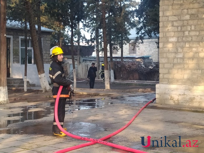 Azərbaycanda "Qocalar evi"ndə dəhşətli yanğın - VİDEO