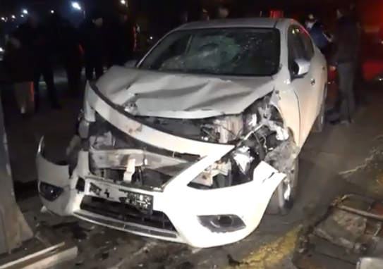 Naxçıvanda sərxoş motosikletçi qəza törətdi
