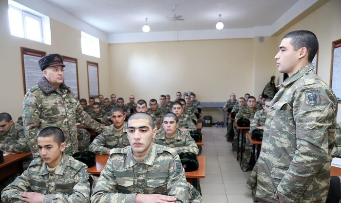 Generallar Ermənistanla sərhəddə - FOTOLAR
