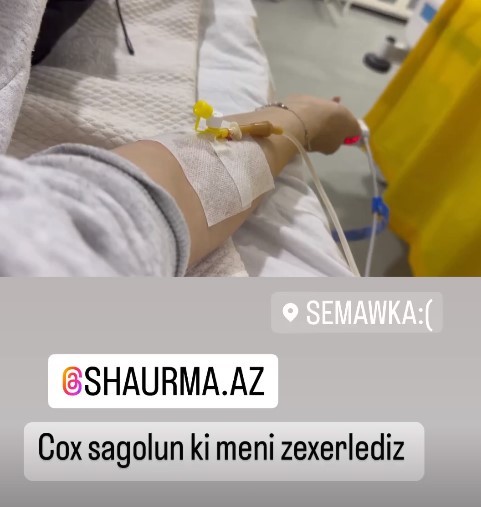 Repçinin hamilə xanımı şaurmadan ZƏHƏRLƏNDİ - FOTO