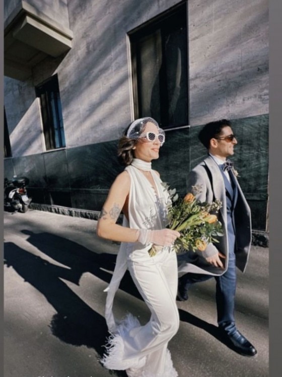 "Üç kuruş"un aktyoru evləndi - FOTO