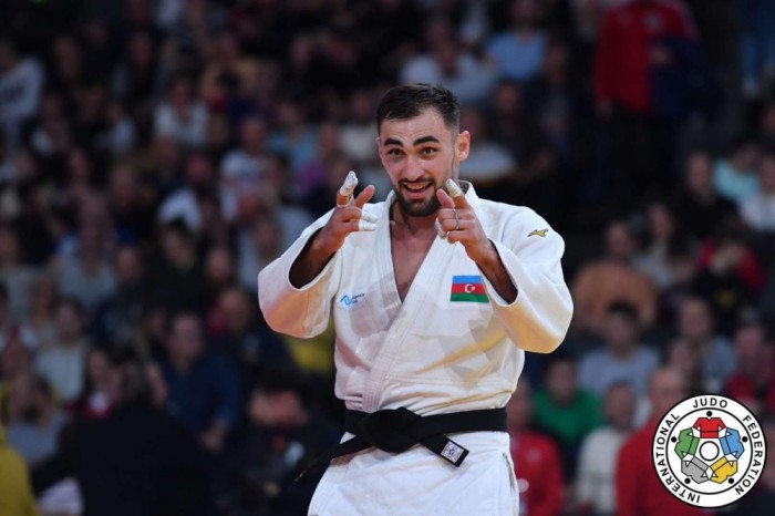 Cüdoçularımız Parisdən medalla qayıdırlar - FOTOLAR