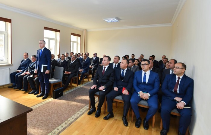 Mikayıl Cabbarov Naxçıvanda yeni rəisi kollektivə təqdim etdi