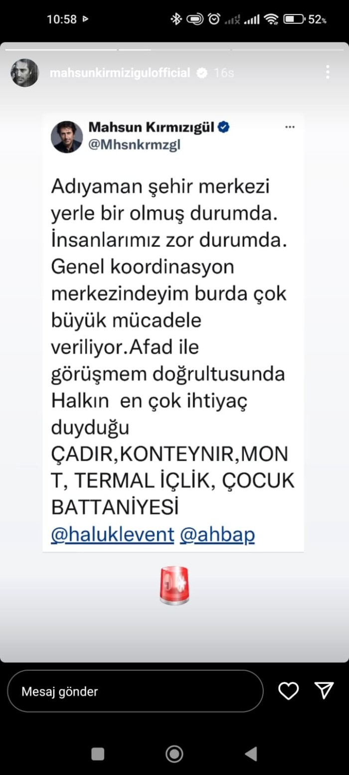 "İnanın, həyatımın silləsini aldım" - Mahsun Kırmızıgül