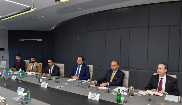 Mikayıl Cabbarov pakistanlı nümayəndələrlə görüşdü - FOTO