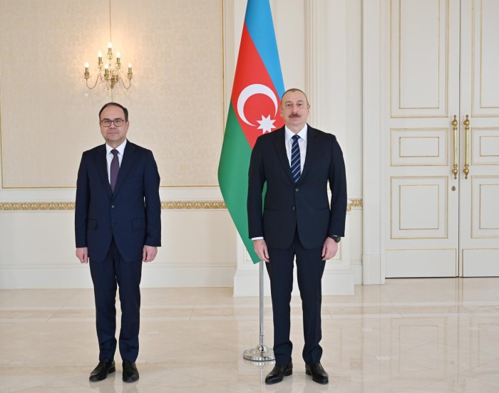 Prezident yeni səfirin etimadnaməsini qəbul etdi - FOTO (YENİLƏNİB)
