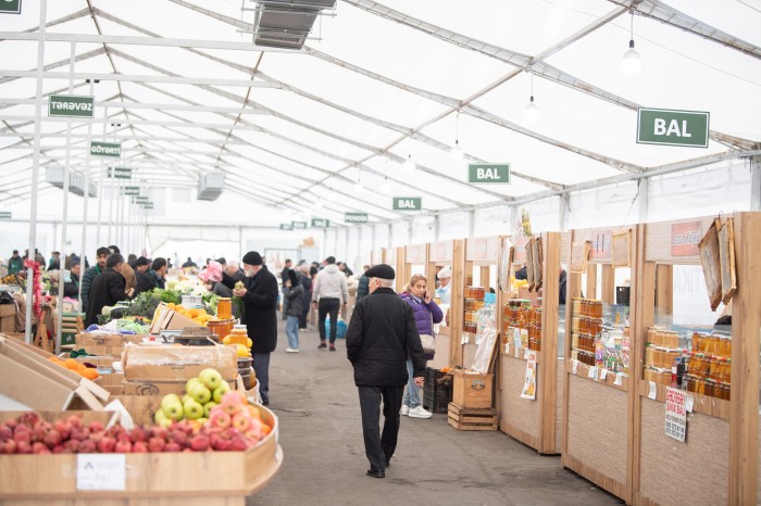 “Kənddən şəhərə” Novruz yarmarkası fəaliyyətə başlayıb - FOTOLAR