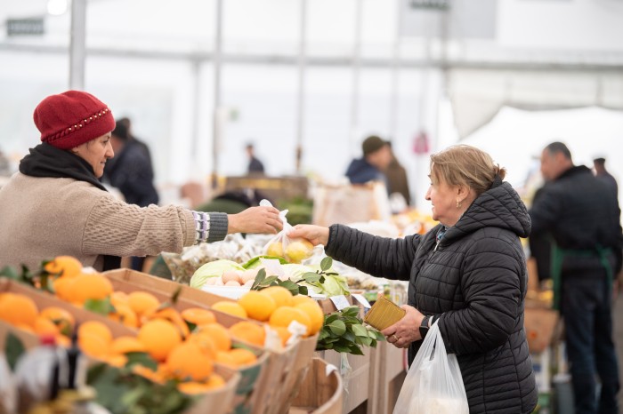 “Kənddən şəhərə” Novruz yarmarkası fəaliyyətə başlayıb - FOTOLAR