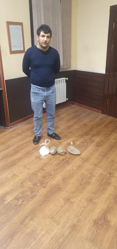 YPX postunda sürücüdən 3 kq 550 qram narkotik maddə aşkarlandı - FOTO