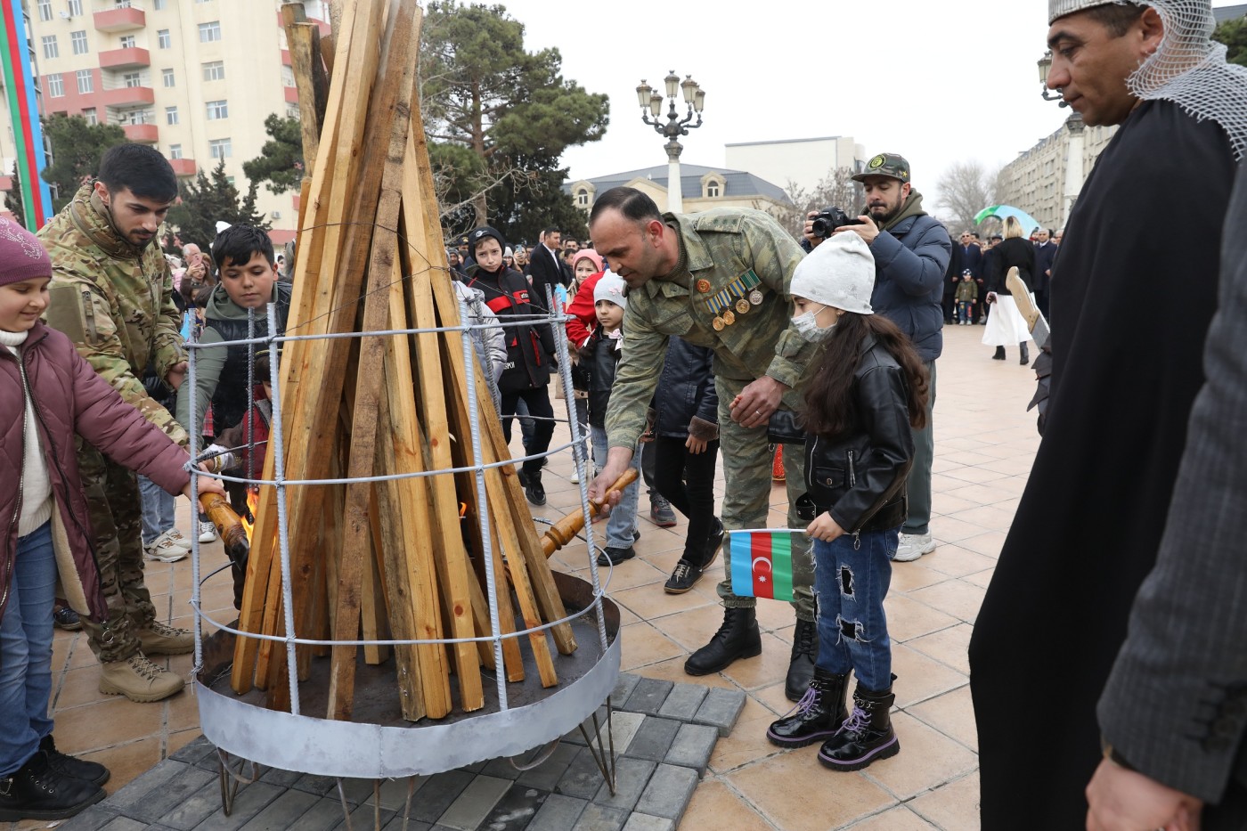 Abşeronda Novruz şənliyi keçirildi - FOTOLAR