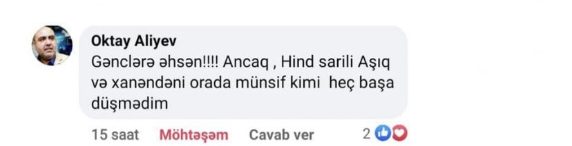 Ölümündən əvvəl "Dünya sənin, dünya mənim" ifasına münasibət bildiribmiş