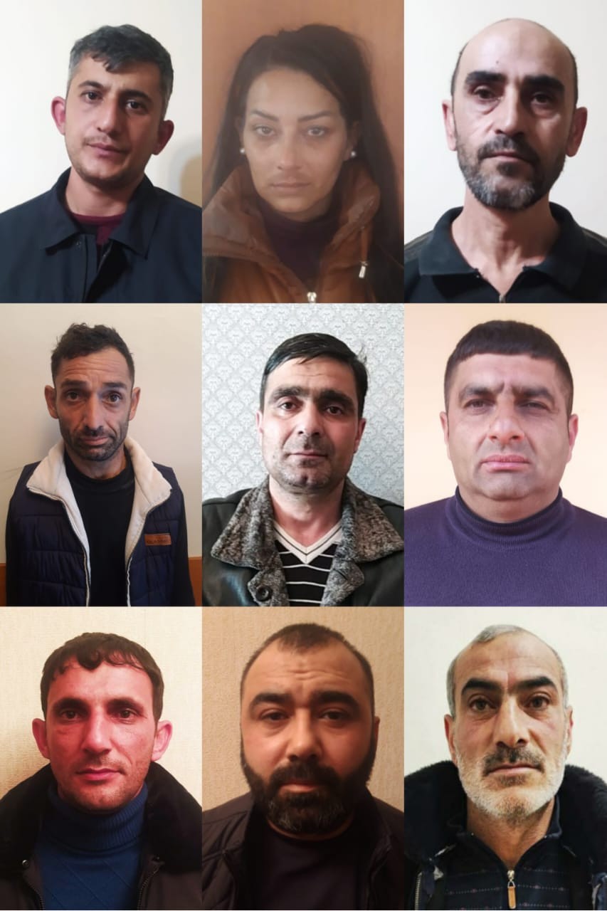 Bərdədə narkotikə görə 11 nəfər saxlanıldı - FOTO
