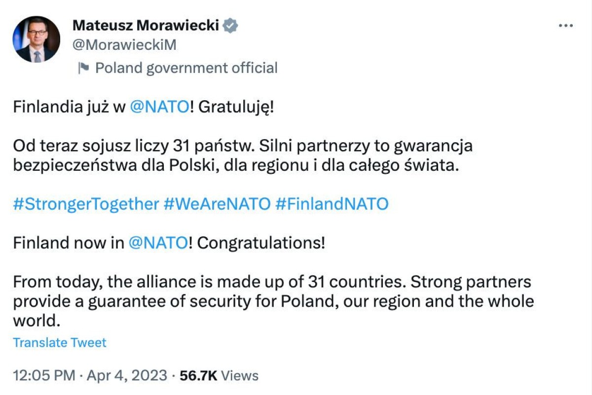 Finlandiya NATO-ya ÜZV OLDU