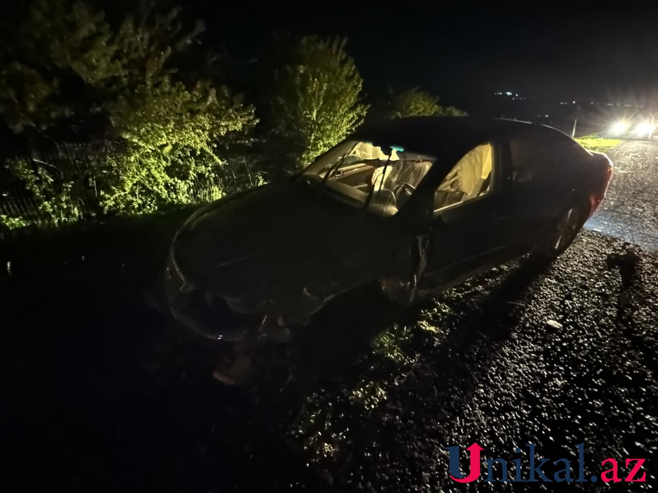 Bakı-Şamaxı yolunda zəncirvari qəza olub - Yaralılar var (FOTO)